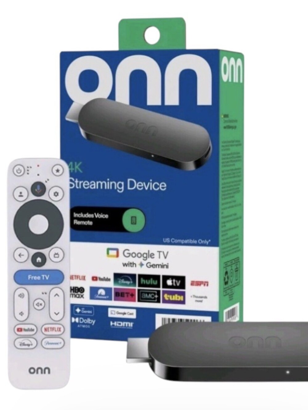 Onn 4K Google TV Streaming Media Device Fully Loaded (UNLOCKED)